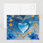 Postale Carte de vœux (Devant / Derrière)