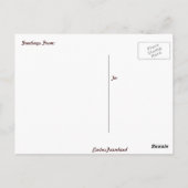 Postale Carte de voeux (Dos)