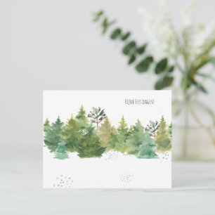 Postale Carte de voeux (10,8 x 14,2 cm) - Jours fériés fin