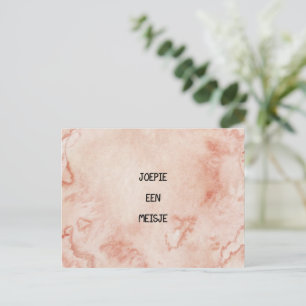 Postale Carte de vœux (10,8 x 14,2 cm) - Youpi Une Fille