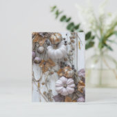 Postale carte de voeux automne citrouille élégant (Debout devant)