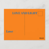 Postale Carte de voeux bleue Hanoukka Modern Menorah (Dos)