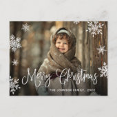 Postale Carte de voeux Budget moderne Joyeux Noël (Devant)