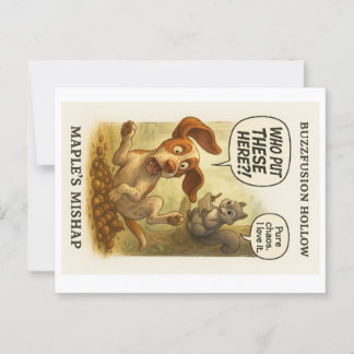 Postale Carte de voeux Buzzfusion Hollow Maple’s Mishap!