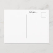 Postale Carte de vœux d'affirmation de guérison et de bien (Dos)
