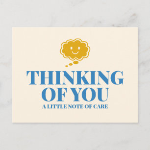 Postale Carte de vœux d'amitié et d'encouragement « Pensée