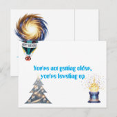 Postale Carte de voeux d'anniversaire (Devant / Derrière)