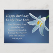 Postale Carte de vœux d'anniversaire (Devant)