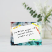 Postale Carte de vœux d'anniversaire (Debout devant)