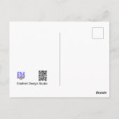 Postale Carte de vœux d'anniversaire Champ de coquelicots (Dos)