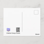 Postale Carte de vœux d'anniversaire personnalisée avec un (Dos)