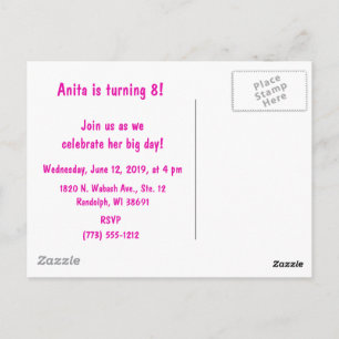 Postale Carte de vœux d'anniversaire #Proud2BNaturalMe