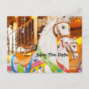 Postale Carte de vœux d'anniversaire Save The Date