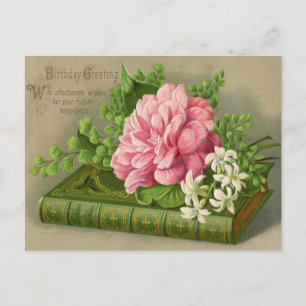 Postale Carte de vœux d'anniversaire vintage