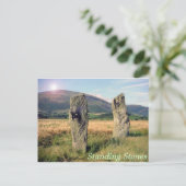 Postale Carte de voeux d'art celtique (Debout devant)