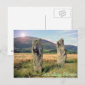 Postale Carte de voeux d'art celtique (Devant / Derrière)