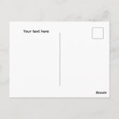 Postale Carte de vœux de divorce or platine (Dos)