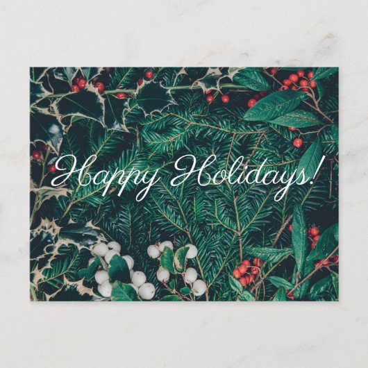 Postale Carte de vœux de fêtes (Devant)