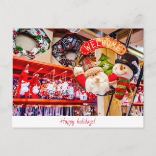 Postale Carte de vœux de fêtes