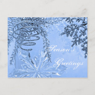 Postale Carte de vœux de fin d'année