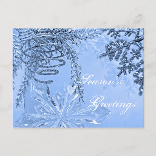 Postale Carte de vœux de fin d'année (Devant)