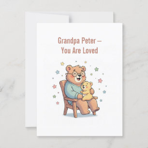 Postale Carte de voeux de grand-père