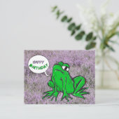 Postale Carte de vœux de joyeux anniversaire de dessin ani (Debout devant)