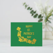 Postale Carte de vœux de la Saint-Patrick joyeuse  (Debout devant)