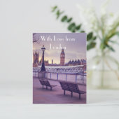 Postale Carte de voeux de Londres (Debout devant)