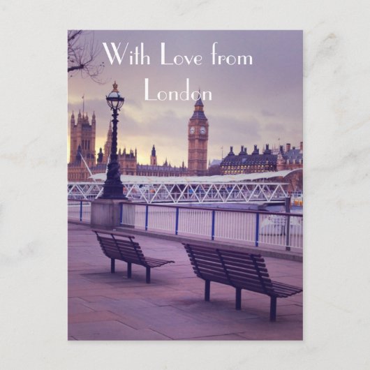 Postale Carte de voeux de Londres (Devant)