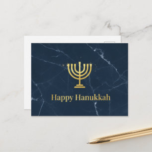 Postale Carte de vœux de lumières de Hanoukka