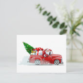 Postale Carte de vœux de Noël (Debout devant)