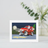 Postale Carte de voeux de Noël (Debout devant)