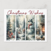 Postale Carte de vœux de Noël (Devant)