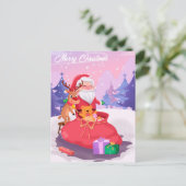 Postale Carte de vœux de Noël (Debout devant)