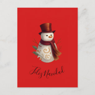 Postale Carte de vœux de Noël - Feliz Navidad