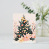 Postale Carte de vœux de Noël festive (Debout devant)