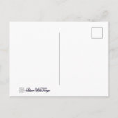 Postale Carte de vœux de Noël joyeuse (Dos)