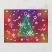 Postale Carte de vœux de Noël joyeuse (Devant)