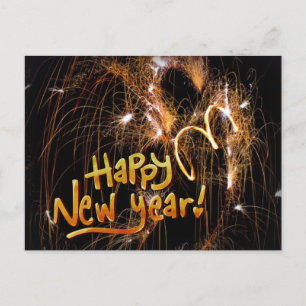Postale Carte de vœux de Nouvel An