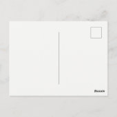Postale Carte de vœux de Pâques minimale florale de printe (Dos)