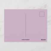 Postale Carte de vœux de Pâques modifiable avec cercle de (Dos)