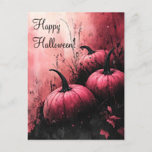 Postale Carte de voeux de Parties scintillant Citrouille H