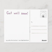 Postale Carte de vœux de rétablissement (Dos)