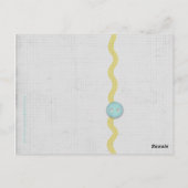 Postale Carte de vœux de rétablissement (Dos)