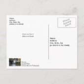 Postale Carte de vœux de rétablissement Serenity Spa Falls (Dos)