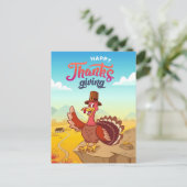 Postale Carte de vœux de Thanksgiving (Debout devant)