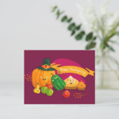 Postale Carte de vœux de Thanksgiving (Debout devant)