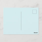 Postale Carte de vœux de Thanksgiving (Dos)