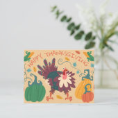 Postale Carte de vœux de Thanksgiving (Debout devant)